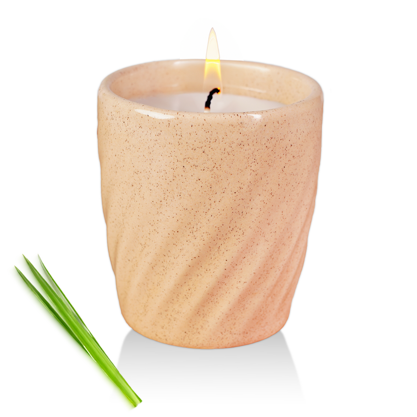12 Oz Scented Candle Citronella Fragrance. Color: Toffee Crunch